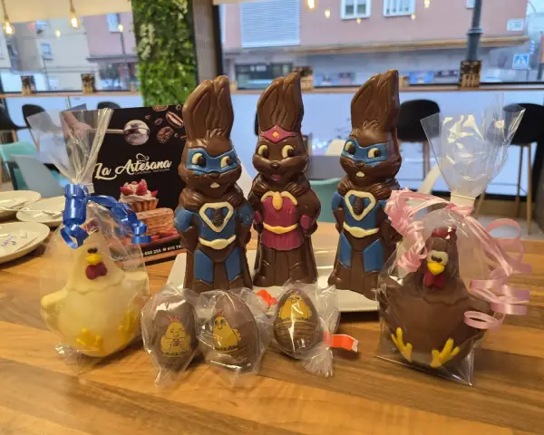 Palmeras de chocolate artesanas en La Artesana, Parla