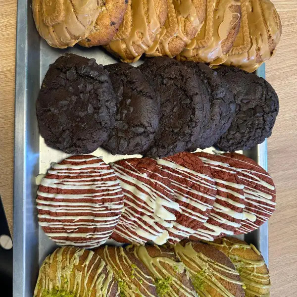 Cookies rellenas variadas caseras en La Artesana, Parla