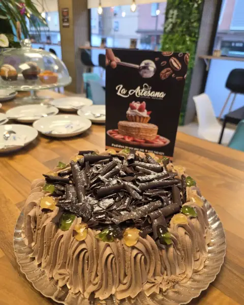 Tarta de queso casera artesanal en La Artesana, Parla