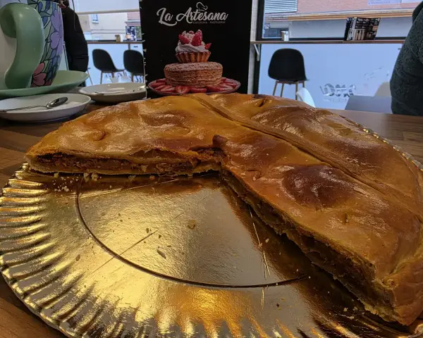 Tarta de queso casera artesanal en La Artesana, Parla