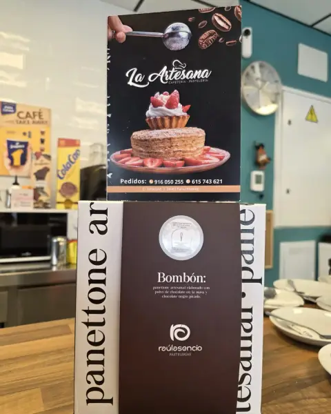 Tarta de queso casera artesanal en La Artesana, Parla